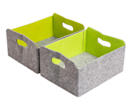Betzold Filzboxen, faltbar, 10 l, 2er-Set