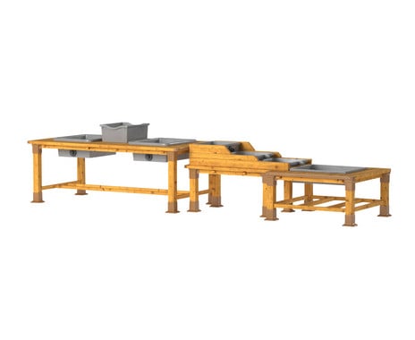 Outdoor Matschanlage 3er Set