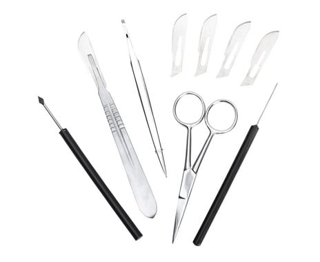 Präparierset, Mikroskopier Besteck PB.5111 NEU