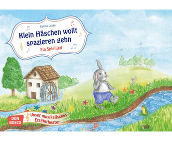 Klein Häschen wollt spazieren gehen Kamishibai Bildkartenset