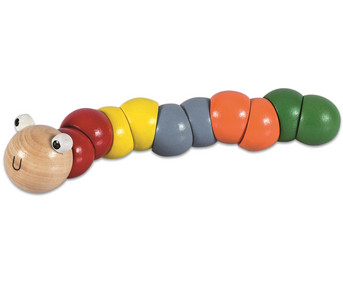 Biegewurm aus Holz