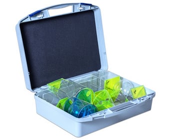 Betzold Geometrische Füllkörper im Kunststoffkoffer