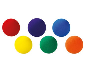 Betzold Sport Mini Softbälle 9 cm Ø 6er Set