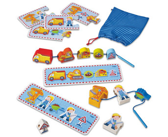 HABA Fädelspiel Baustelle