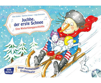 Juchee der erste Schnee Kamishibai Bildkartenset