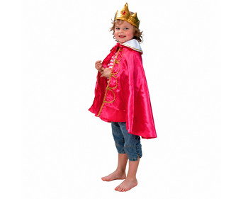 Betzold Kinder Kostüm Königin/König pink