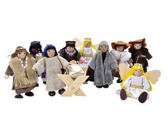 Biegepuppen Krippenfiguren