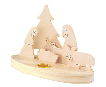 beleduc Weihnachtslicht Krippe zum Selbstgestalten
