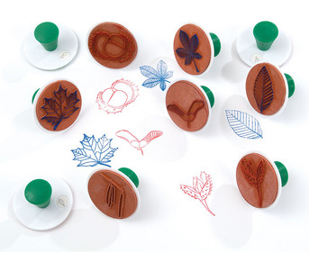 Blätterstempel 10 tlg