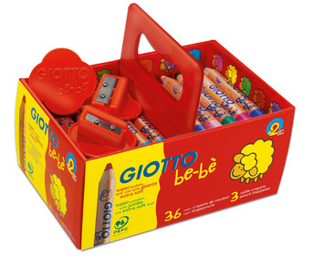GIOTTO Bébé Holzstifte + Spitzer