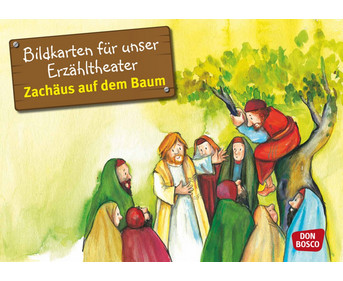 Zachäus auf dem Baum Kamishibai Bildkartenset