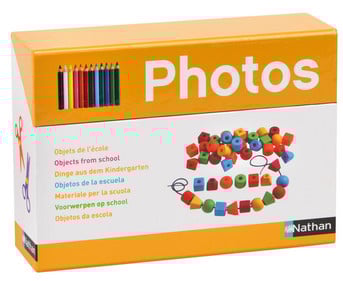 Nathan 50 Bildkarten Grundwortschatz Kindergarten/Schule