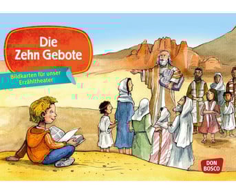 Die Zehn Gebote Kamishibai Bildkartenset