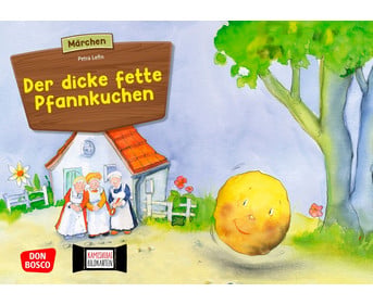 Kamishibai Bildkarten Der dicke fette Pfannkuchen