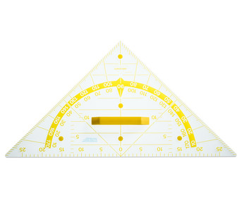 Wandtafel Geodreieck 60 cm