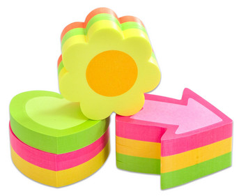 Haftnotiz Set Herz Pfeil Blume je 225 Blatt