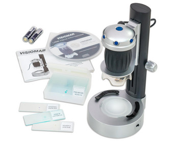 BRESSER Handmikroskop mit LED Stand