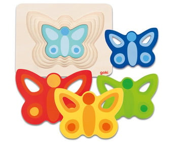 goki Lagenpuzzle Schmetterling ll