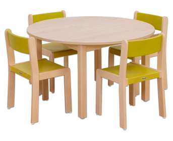Betzold Möbel Set Rondino Sitzhöhe 34 cm Tischhöhe 58 cm