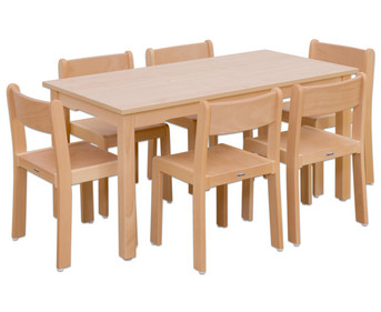Betzold Möbel Set Orthino Sitzhöhe 34 cm Tischhöhe 58 cm
