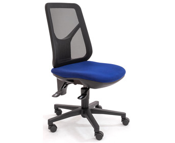 FLEXness Drehstuhl Ergonomic mit Designrückenlehne mit Netzbezug