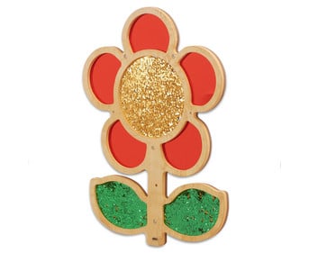 Pailletten Wandblume