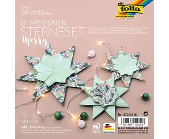 Bastelset Papiersterne basteln