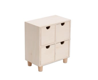 Tischkommode aus Holz
