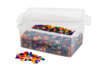 Betzold Mosaiksteine Kunststoff 1 kg transparent