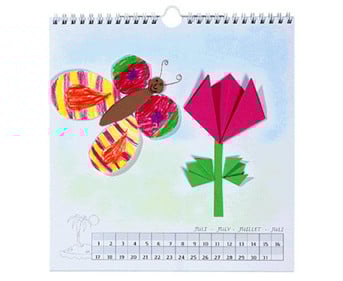 Blanko Kalender quadratisch 3 Stück