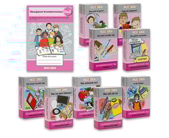 DaZ Grundwortschatz – 9 Lernspiele im Paket