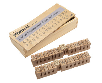 Betzold Großbuchstaben Stempel
