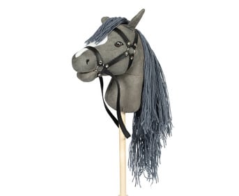 Steckenpferd Hobby Horsing mit offenem Maul
