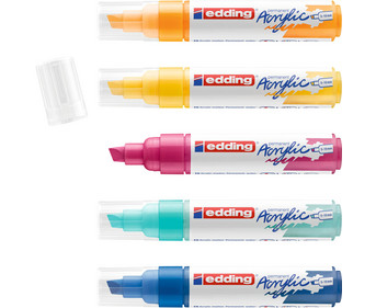 edding 5000 Acrylmarker breit 5er Set