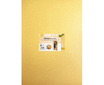 folia Glitterkarton 300g/m² 50 x 70 cm 5 Bogen einer Farbe