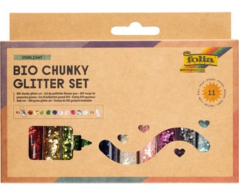 Bio Glitter & Pailletten Set