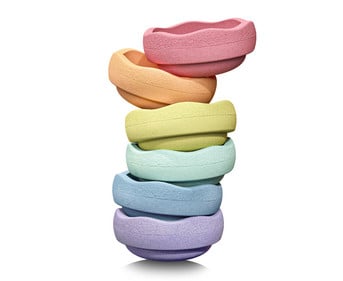 stapelstein® Mini rainbow 6 Stück ∅ 13 5 cm