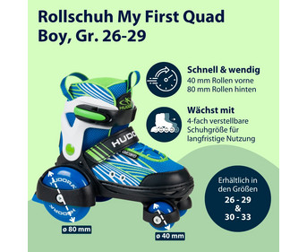 HUDORA Rollschuh My First Quad