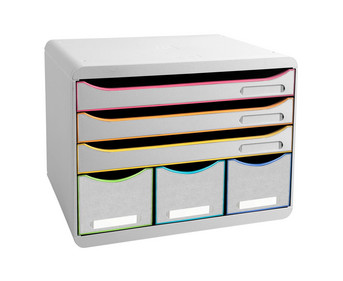 Exacompta Schubladenbox STOREBOX 6 Fächer