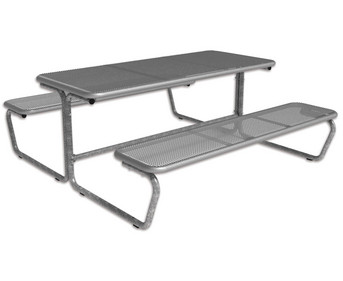 Outdoor mit Drahtgitter Tisch 6 8 Plätze Tisch Sitz Kombination