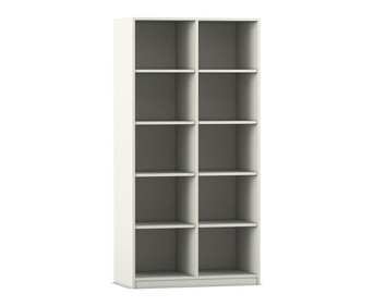 Flexeo® Regal 2 Reihen 10 Fächer hoch Breite 94 4 cm