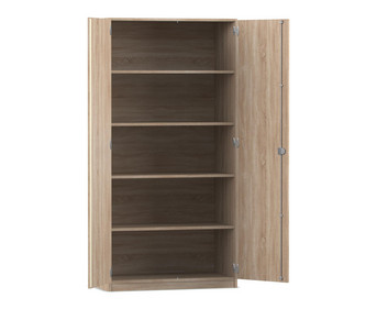 Flexeo® Schrank 5 Fächer 2 Türen Breite 94 4 cm