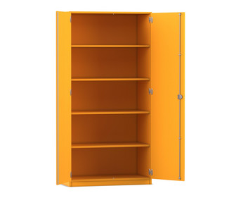 Flexeo® Schrank 5 Fächer 2 Türen Breite 94 4 cm