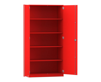 Flexeo® Schrank 5 Fächer 2 Türen Breite 94 4 cm