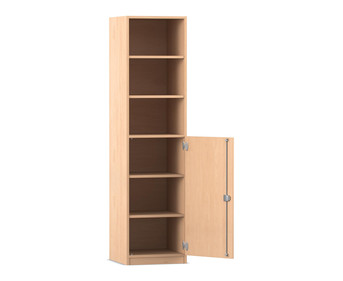 Flexeo® Schrank 6 Fächer 1 Halbtür Breite 48 1cm