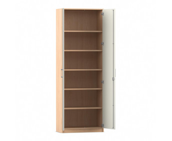 Flexeo® Drehtüren Schrank 6 Fächer = 6 Ordnerhöhen