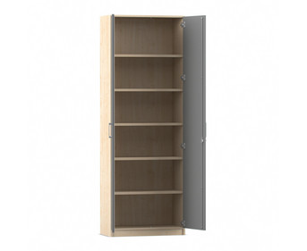 Flexeo® Drehtüren Schrank 6 Fächer = 6 Ordnerhöhen