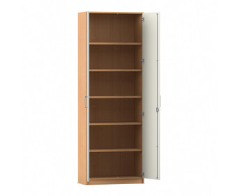 Flexeo® Drehtüren Schrank 6 Fächer = 6 Ordnerhöhen