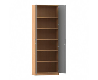 Flexeo® Drehtüren Schrank 6 Fächer = 6 Ordnerhöhen
