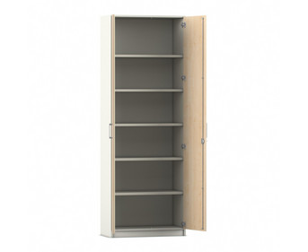 Flexeo® Drehtüren Schrank 6 Fächer = 6 Ordnerhöhen